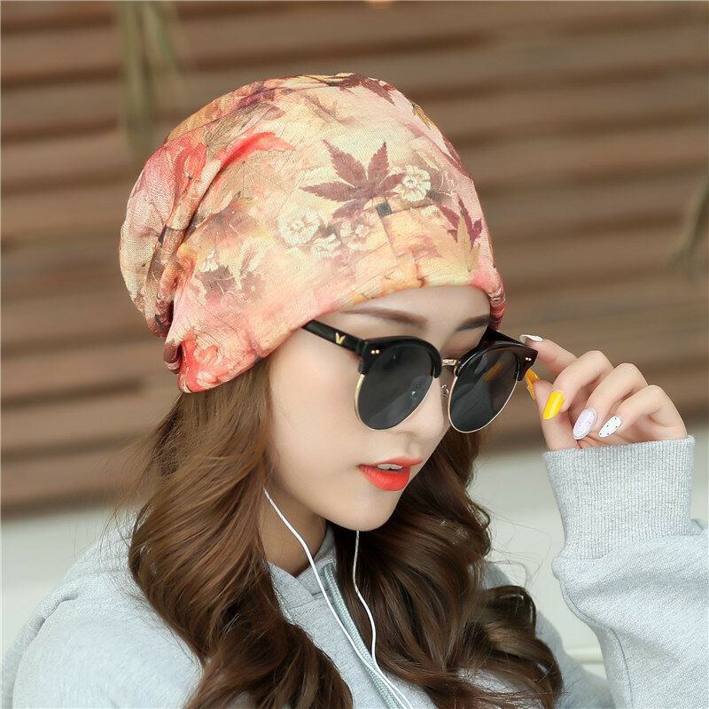 Gorro De Quimioterapia Con Gorro Con Estampado Floral Retro