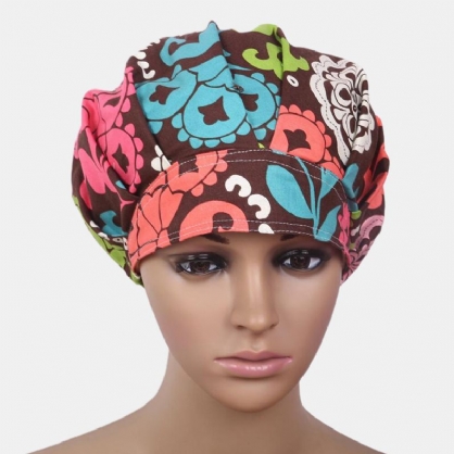 Gorro Quirúrgico Con Estampado Bouffant Tejido Temático Médico