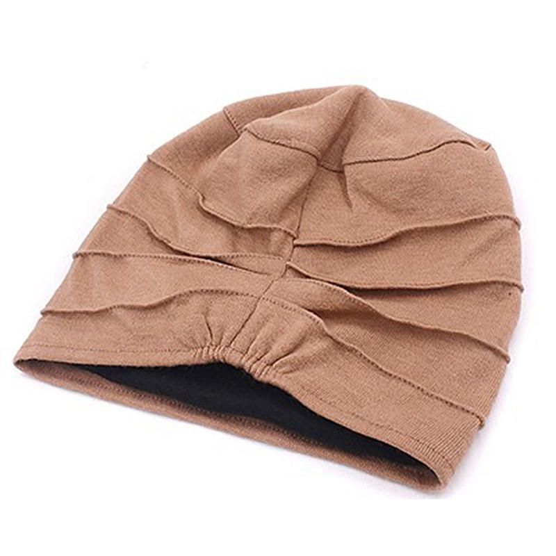 Gorro De Gorro Transpirable De Poliéster Vintage Para Mujer Orejeras Para Exteriores Gorro De Turbante Flexible