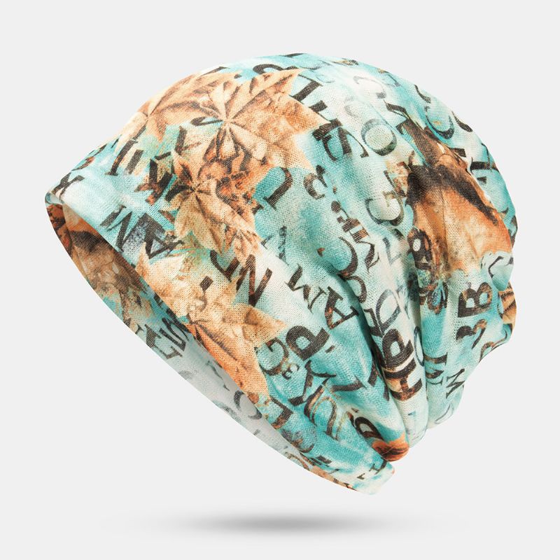 Gorro De Turbante Con Estampado Multiusos Para Mujer Polaina Informal De Verano Para Exteriores Gorro Suave Elástico Para El Cuello