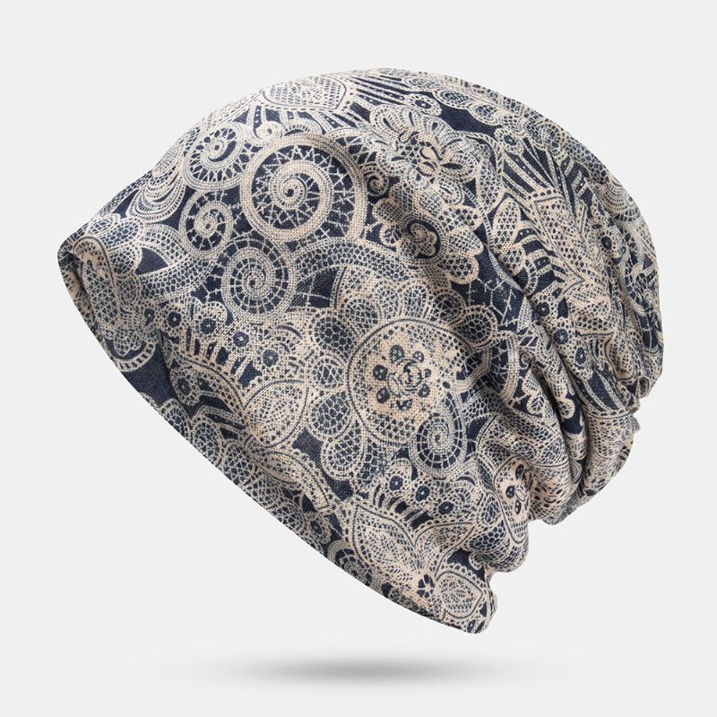 Gorro De Turbante Con Estampado Multiusos Para Mujer Polaina Informal De Verano Para Exteriores Gorro Suave Elástico Para El Cuello