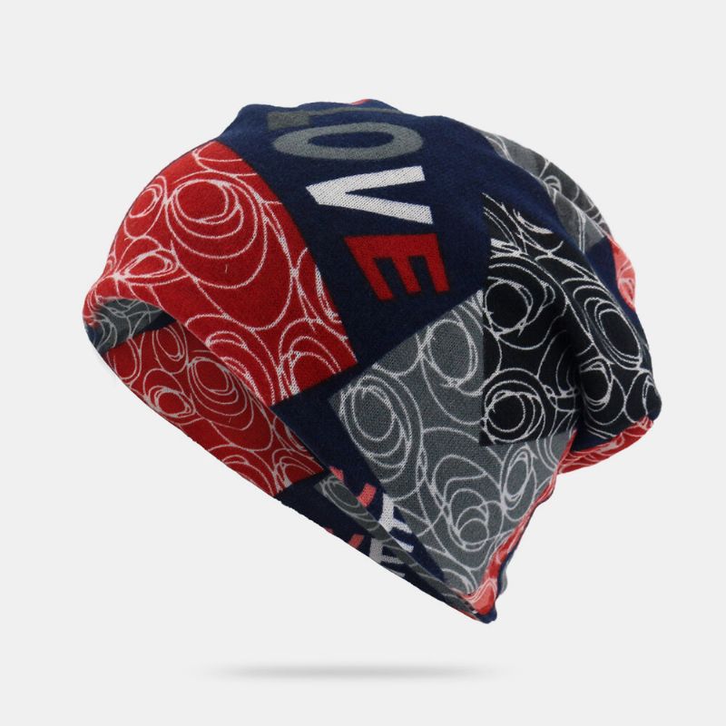 Gorro Unisex Con Estampado De Letras Y Gorro Beanie