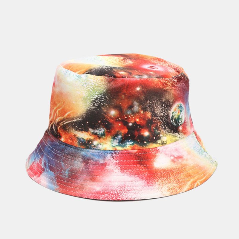 Graffiti Galaxy Sombrero De Pescador Sombrero De Lavabo De Algodón Para Mujer Sombrero De Cubo