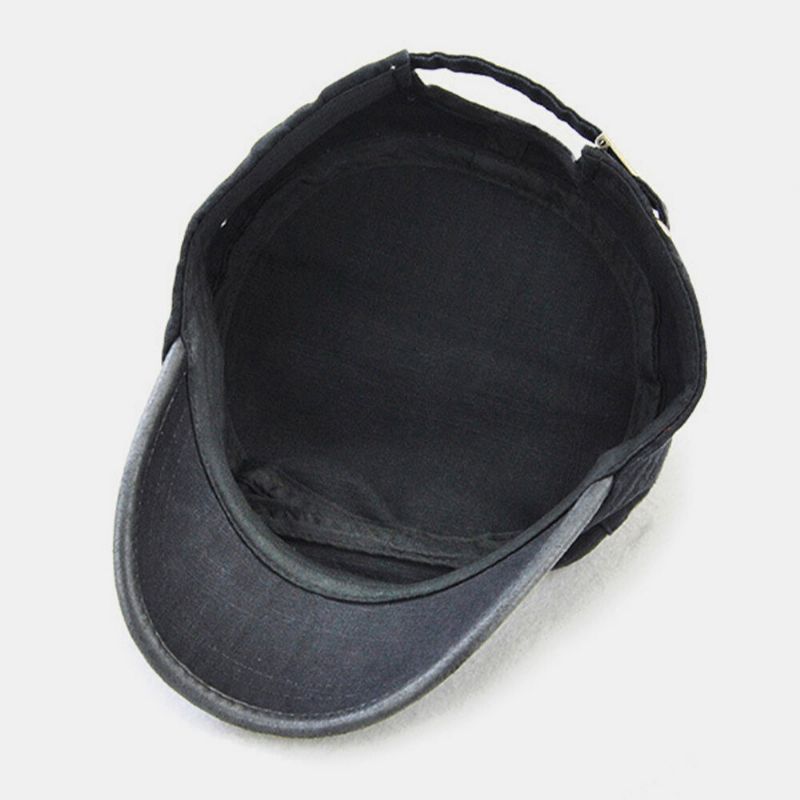 Hombres Algodón Casual Exterior Universal Gorra Militar Gorra Plana Gorra Con Visera