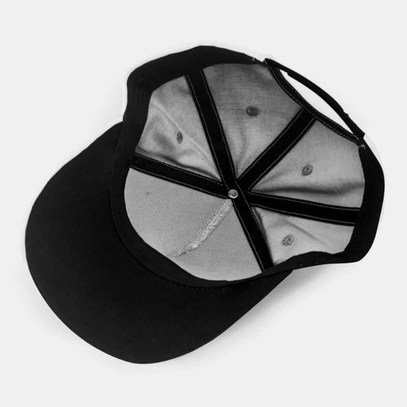 Hombres Algodón Color Sólido Poker Love Letter Spades A Pattern Gorra De Béisbol Informal