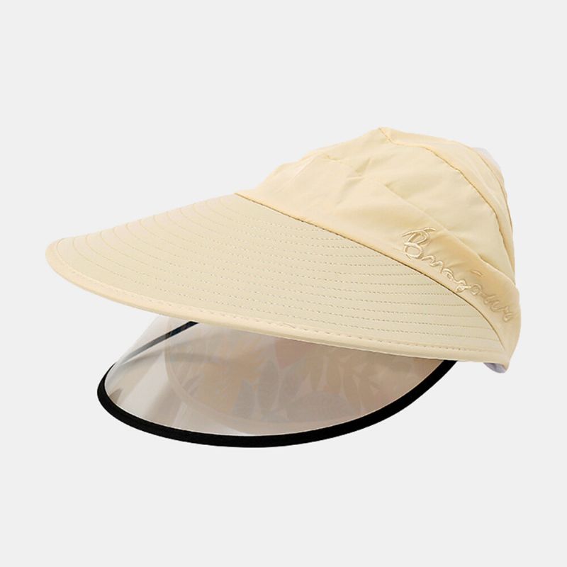 Máscara Extraíble Antivaho Unisex Para Protección Total Sombrero Para El Sol