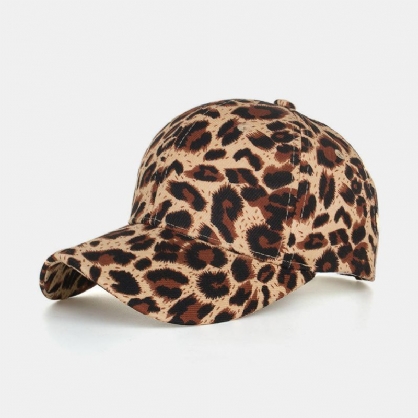 Mujeres Hombres Gorra De Béisbol De Leopardo Sombrero De Sol Transpirable