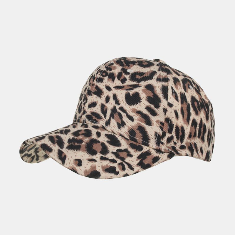 Mujeres Hombres Gorra De Béisbol De Leopardo Sombrero De Sol Transpirable