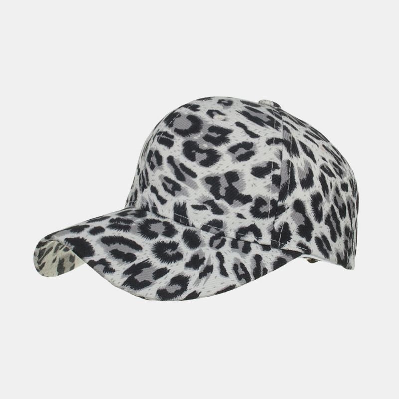 Mujeres Hombres Gorra De Béisbol De Leopardo Sombrero De Sol Transpirable