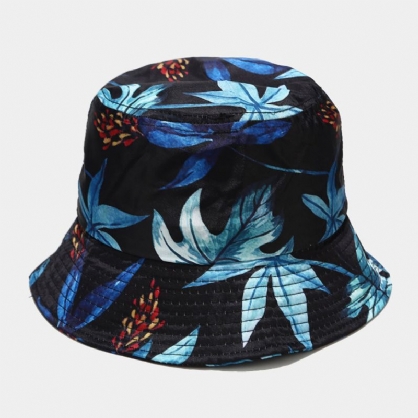 Mujeres Verano Protección Uv Patrón De Flores Visera Sombrero Para El Sol Moda Casual Viaje Al Aire Libre Sombrero De Cubo