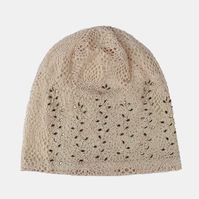 New Knitting Cutout Beanie Hat Gorras Transpirables