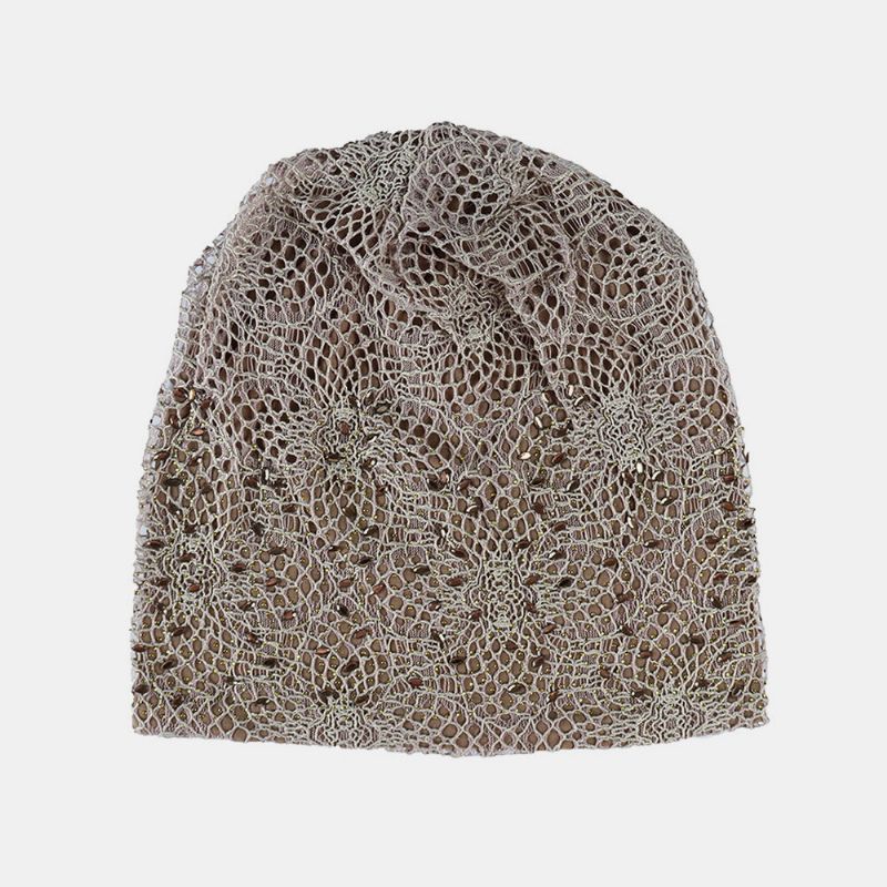 New Knitting Cutout Beanie Hat Gorras Transpirables