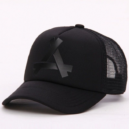 Nueva Moda Letra A Gorra De Béisbol Unisex Superficie Neta Transpirable Hip Hop Sombreros Verano Protector Solar Sombrero Para El Sol