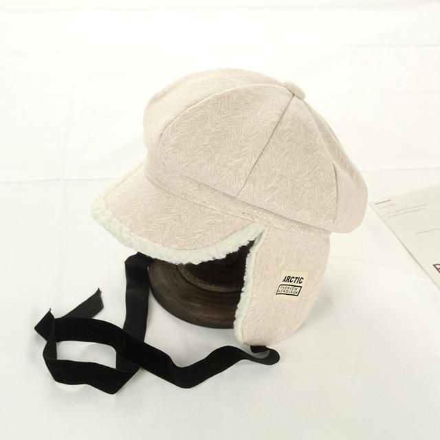 Nuevo Gorro De Punto Para Mujer Parche Salvaje De Cachemira De Cordero Grueso Cálido Para Viajes Al Aire Libre Protección Para Los Oídos Sombrero Lei Feng