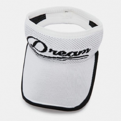 Patrón De Letras Unisex Protector Solar De Ala Alargada Parasol Para Viajes Al Aire Libre Sombrero De Playa Gorra Superior Vacía Sombrero De Punto