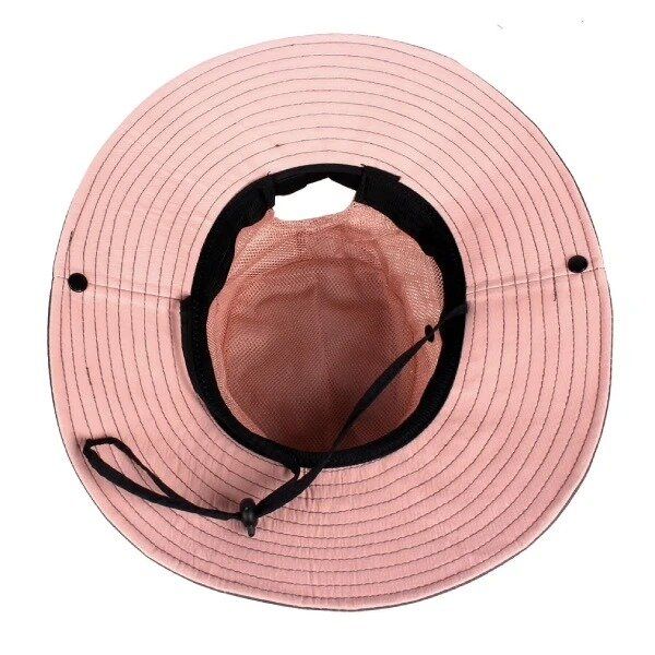 Protector Solar Protección Uv Pesca Montañismo Sombrero Para El Sol Sombrero De Cubo Ajustable Plegable De Ala Salvaje Para Mujer