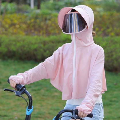 Ropa De Protección De Ciclismo Ropa De Mantón Solar Sombrero De Protección Uv