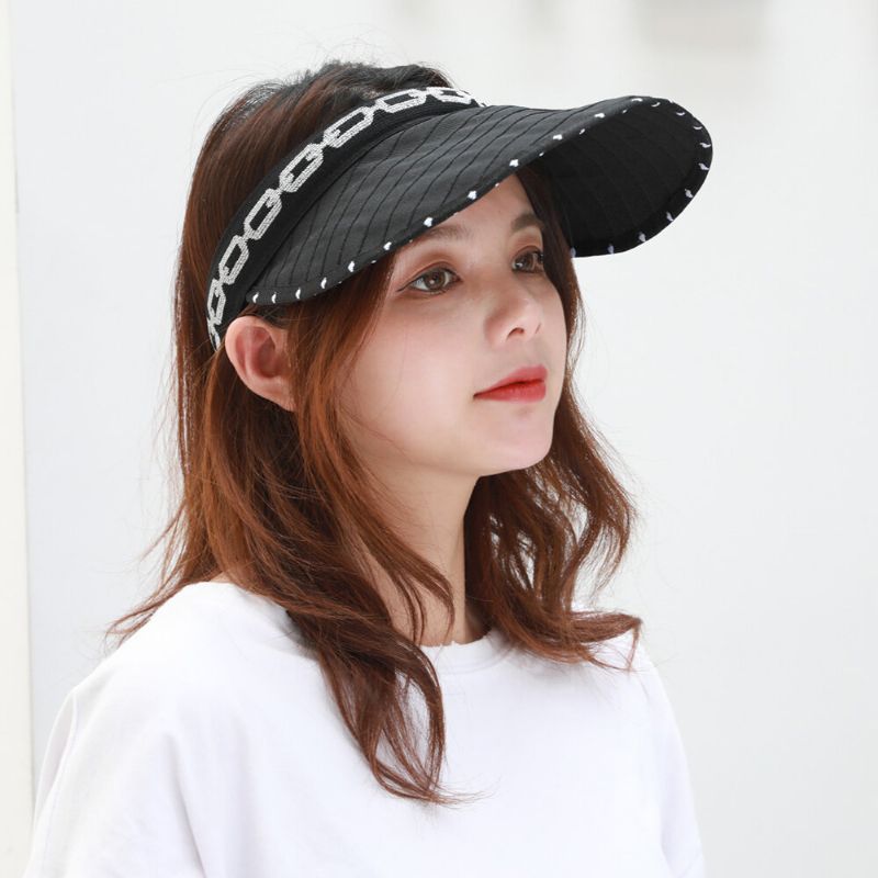 Sombreado De Verano Plegable Para Mujer Sombrero De Copa Vacío Gorra Plegable De Doble Uso