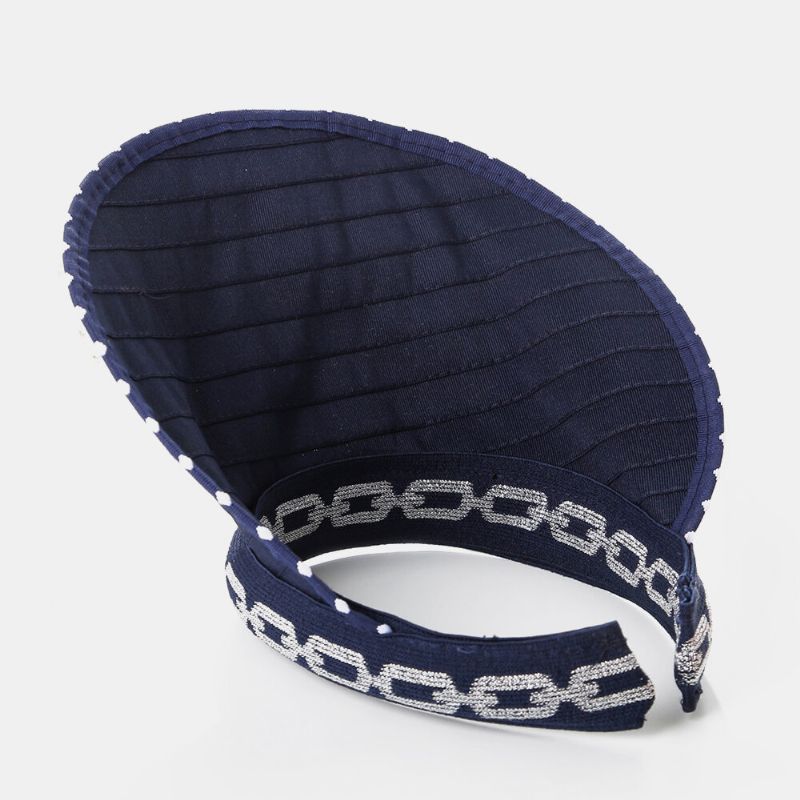 Sombreado De Verano Plegable Para Mujer Sombrero De Copa Vacío Gorra Plegable De Doble Uso