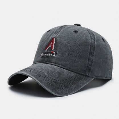 Sombrero De Béisbol Con Sombrilla Informal Transpirable Con Retales De Algodón Hecho A Mano Para Hombres