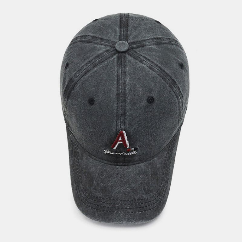 Sombrero De Béisbol Con Sombrilla Informal Transpirable Con Retales De Algodón Hecho A Mano Para Hombres