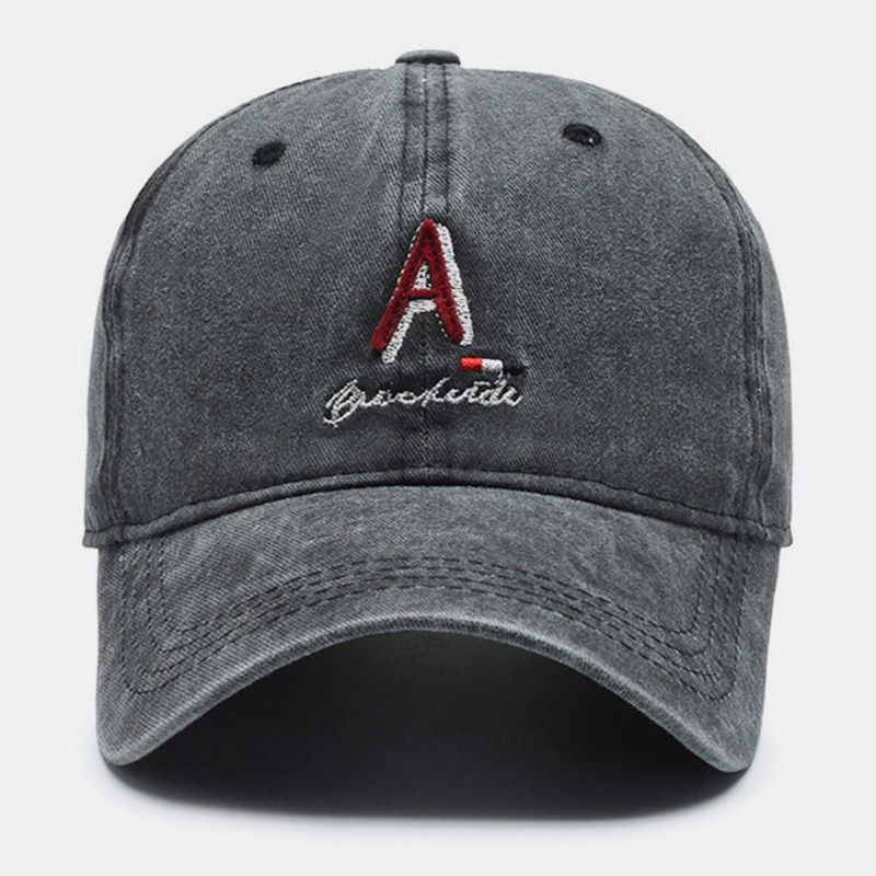 Sombrero De Béisbol Con Sombrilla Informal Transpirable Con Retales De Algodón Hecho A Mano Para Hombres