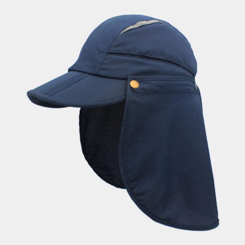 Sombrero De Béisbol Unisex De Doble Uso De Ala Ancha Para Verano Protección Uv Viseras Desmontables Y Transpirables