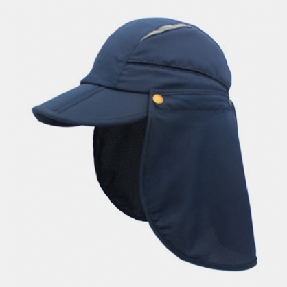 Sombrero De Béisbol Unisex De Doble Uso De Ala Ancha Para Verano Protección Uv Viseras Desmontables Y Transpirables