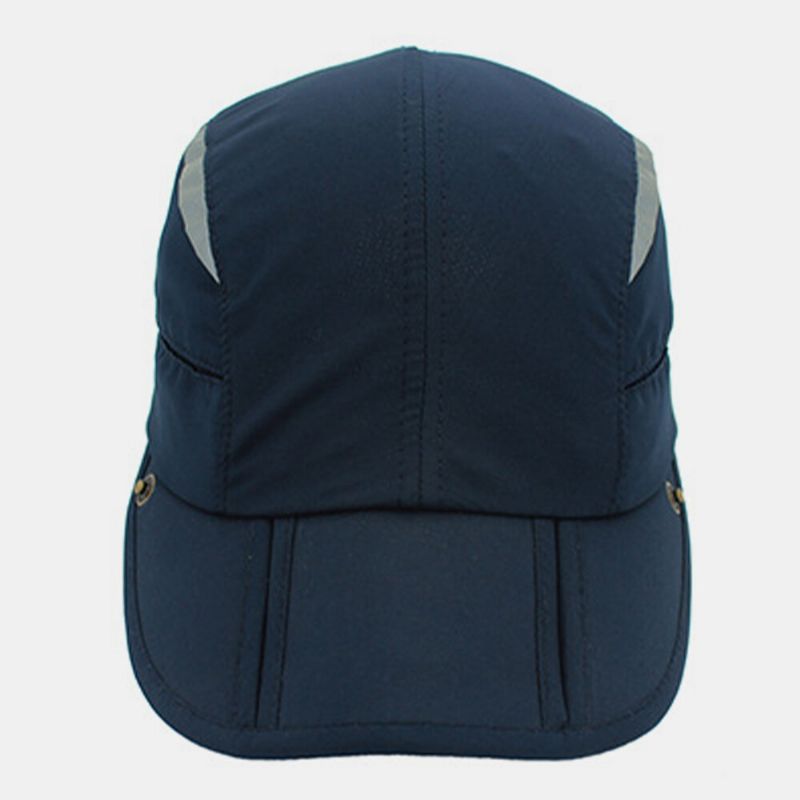 Sombrero De Béisbol Unisex De Doble Uso De Ala Ancha Para Verano Protección Uv Viseras Desmontables Y Transpirables