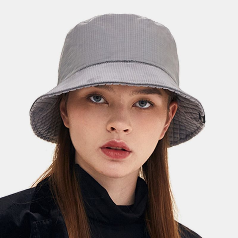 Sombrero De Cubo Con Visera Solar De Protección Uv De Todo Fósforo Informal Cálido Y De Doble Cara Para Mujer