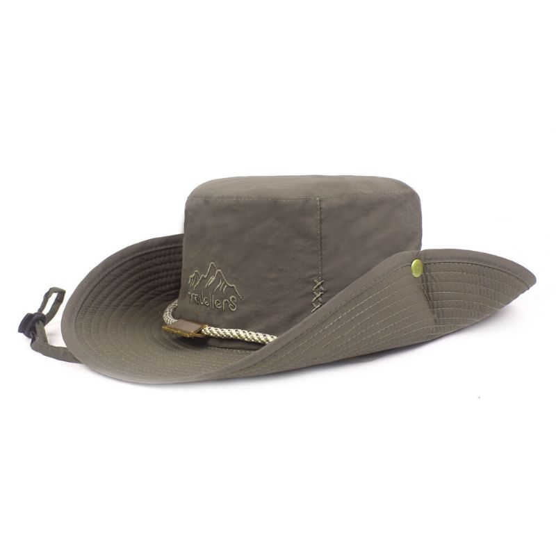 Sombrero De Cubo Para Hombre Gorra De Sombrilla Transpirable Impermeable Sombrero De Pescador Sombrero De Pesca Al Aire Libre Escalada Ciclismo