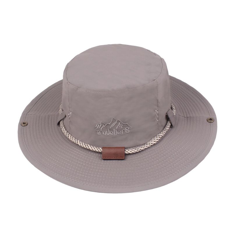 Sombrero De Cubo Para Hombre Gorra De Sombrilla Transpirable Impermeable Sombrero De Pescador Sombrero De Pesca Al Aire Libre Escalada Ciclismo