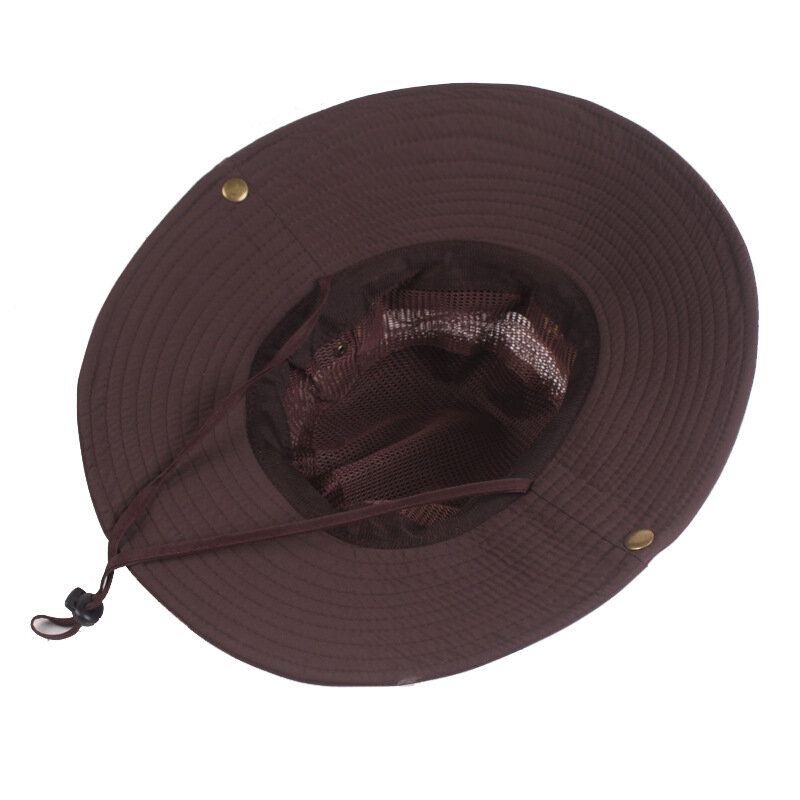 Sombrero De Cubo Para Hombre Sombrero De Pescador De Secado Rápido Suave Gorra De Sombrilla Anti-uv Escalada Al Aire Libre Ciclismo Pesca