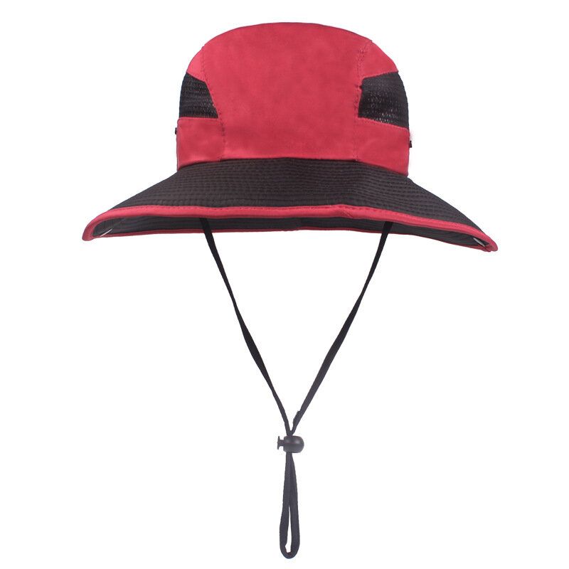 Sombrero De Cubo Para Hombre Transpirable Impermeable De Ala De Gran Tamaño Gorra De Sombrilla Sombrero De Pescador Pesca Al Aire Libre Ciclismo