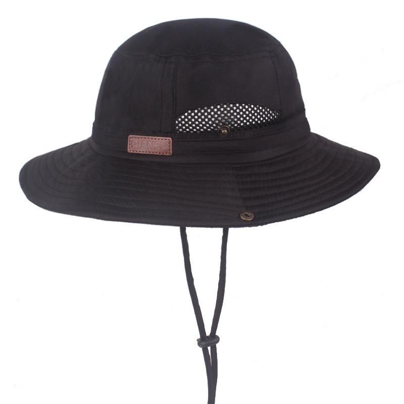 Sombrero De Cubo Plegable De Malla Unisex Sombrero De Montañismo Al Aire Libre Sombrero De Sol Con Visera Grande Gorra De Viaje