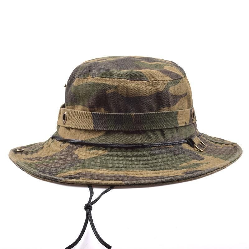 Sombrero De Cubo De Protección Uv Lavada De Algodón Plegable Unisex Sombrero De Montañismo Al Aire Libre Sombrero De Visera Con Protección Solar Gorra De Cubo