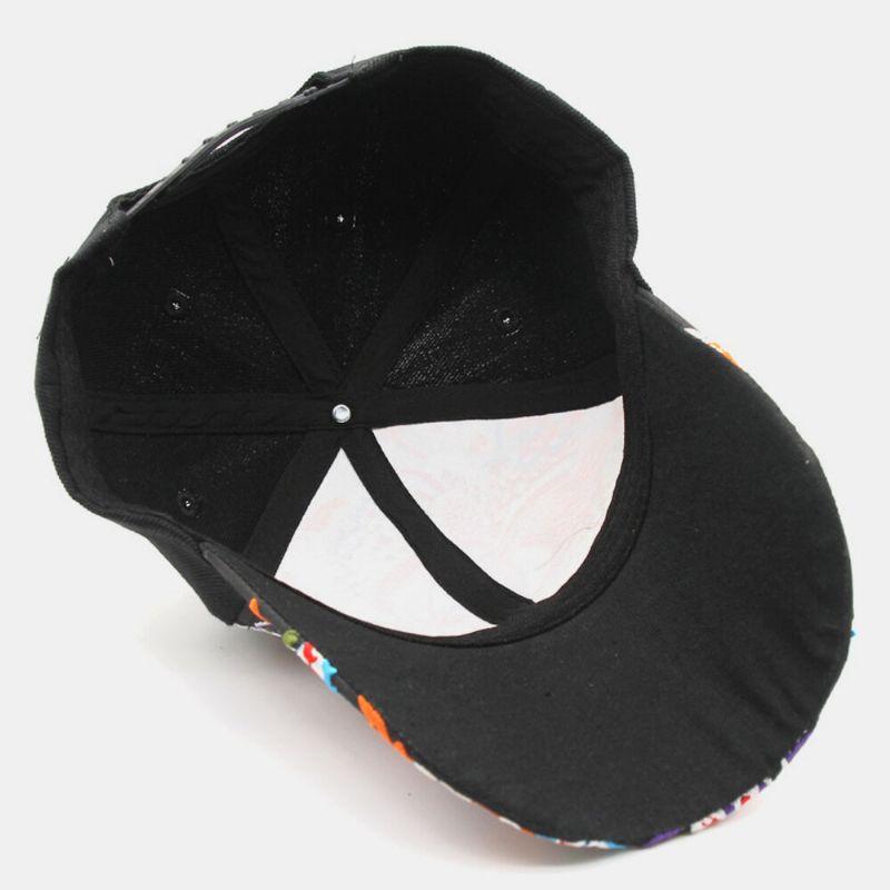 Sombrero Para El Sol Con Protección Solar Para Mujer Sombrero De Pato Con Bordado De Flores A La Moda Gorra De Béisbol