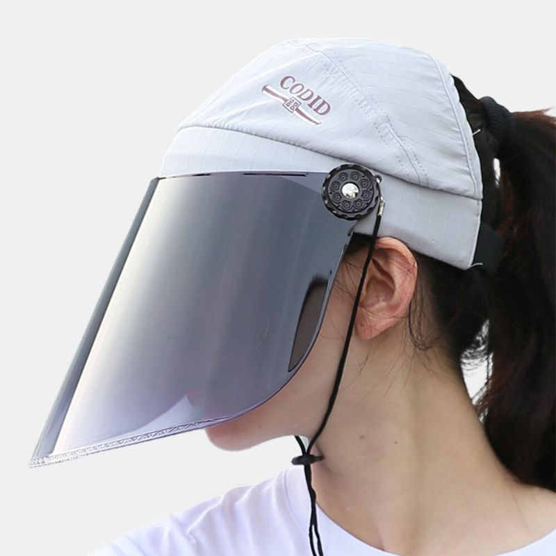 Sombrero Para El Sol Para Mujer Visera Anti Uv Anti Niebla