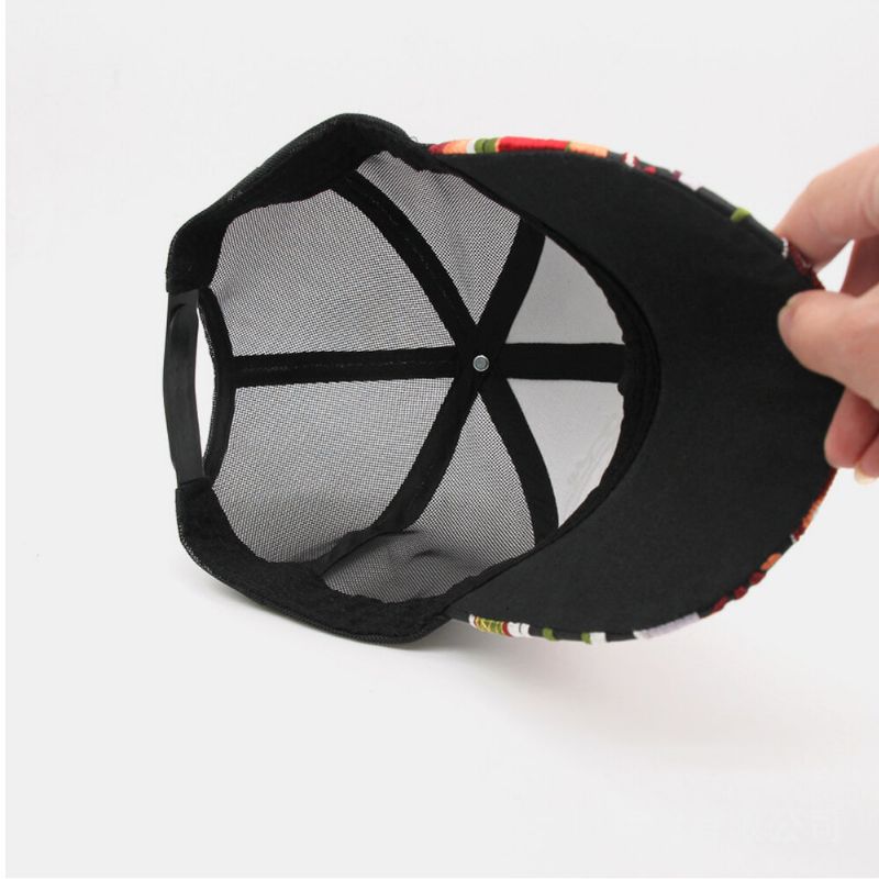 Sombrero Para El Sol Transpirable Con Protección Solar Para Mujer Sombrero De Pato Con Bordado De Mariposa A La Moda Gorra De Béisbol