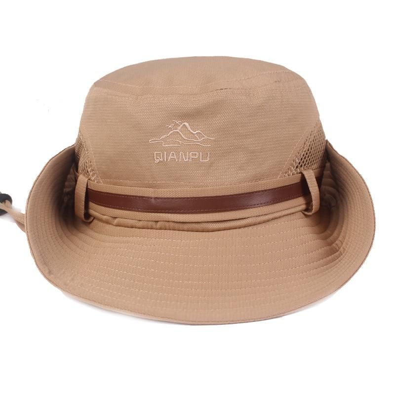 Sombrero De Pesca Unisex Sombrero De Malla De Algodón Con Visera Para Exteriores Gorra De Montañismo Con Visera Grande