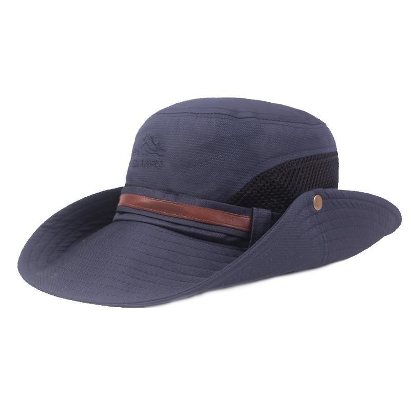 Sombrero De Pesca Unisex Sombrero De Malla De Algodón Con Visera Para Exteriores Gorra De Montañismo Con Visera Grande