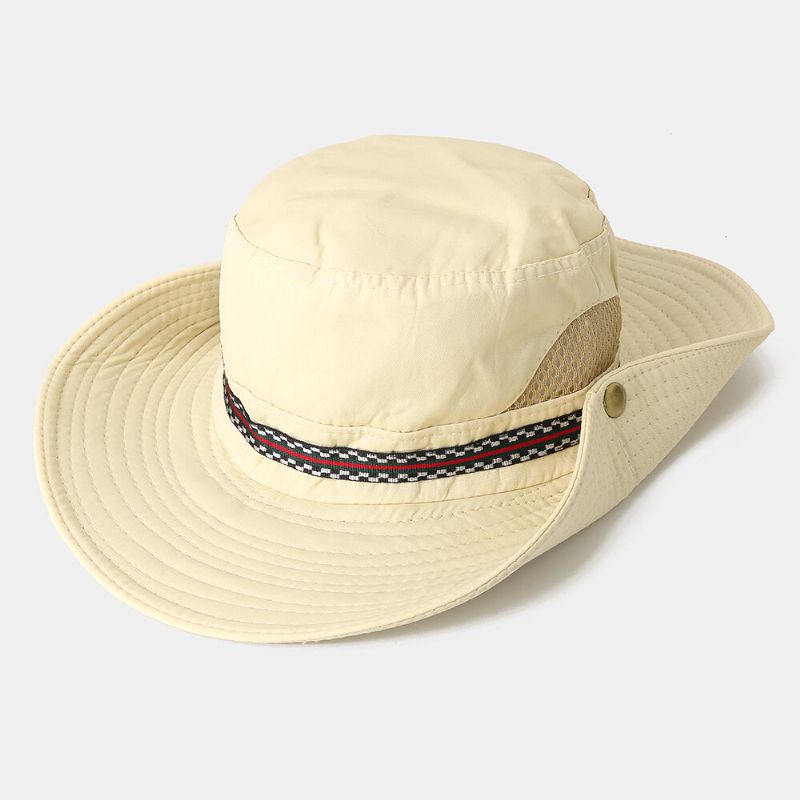 Sombrero De Pescador De Secado Rápido Para Hombres Y Mujeres Sombrero De Visera Plegable Con Bordado