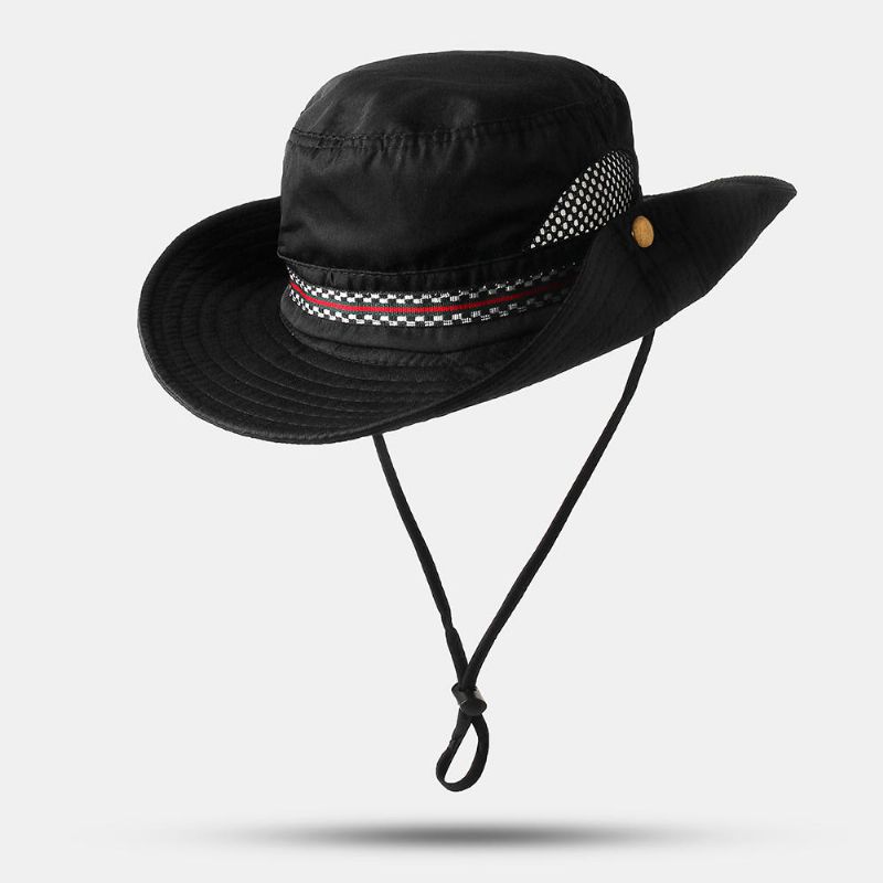 Sombrero De Pescador De Secado Rápido Para Hombres Y Mujeres Sombrero De Visera Plegable Con Bordado