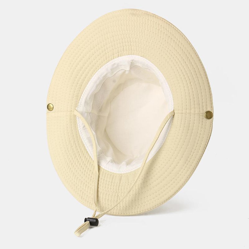 Sombrero De Pescador De Secado Rápido Para Hombres Y Mujeres Sombrero De Visera Plegable Con Bordado