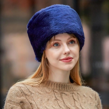 Sombreros Capuchas Gorros Para La Cabeza Sombrero De Piel De Terciopelo Engrosado Frío Cálido