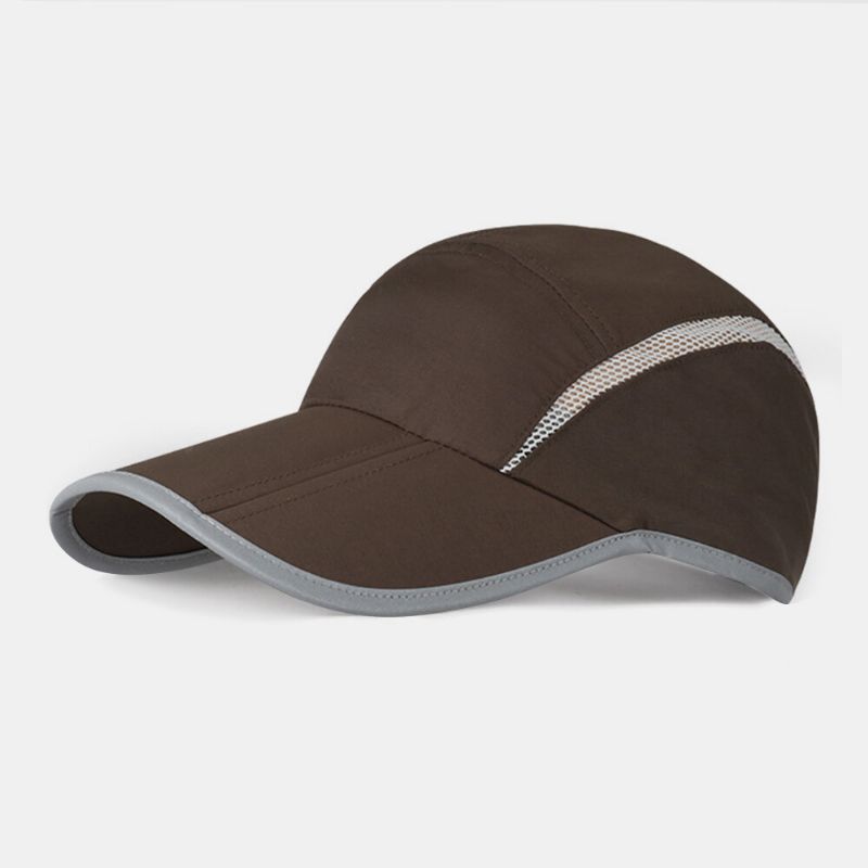 Sombrilla De Verano Unisex Protección Uv Secado Rápido Sombrero De Béisbol Plegable Para Deportes Al Aire Libre