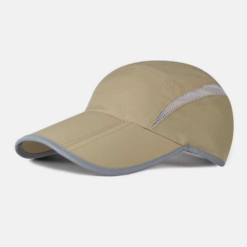 Sombrilla De Verano Unisex Protección Uv Secado Rápido Sombrero De Béisbol Plegable Para Deportes Al Aire Libre