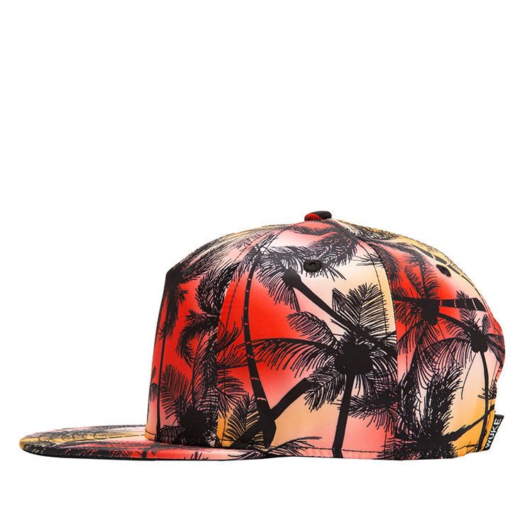 Tropical Wind Coconut Flat Hat Leaf Hip Hop Hat Gorra De Béisbol