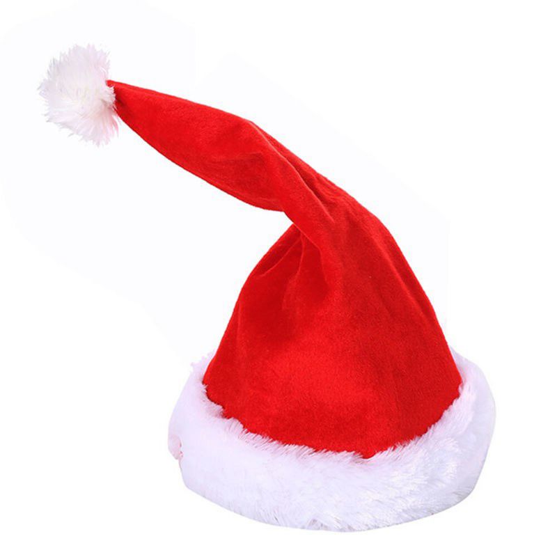 Unisex Algodón Batería De Navidad Juguete Musical Regalo De Navidad Eléctrico Gorro De Papá Noel Para Niños