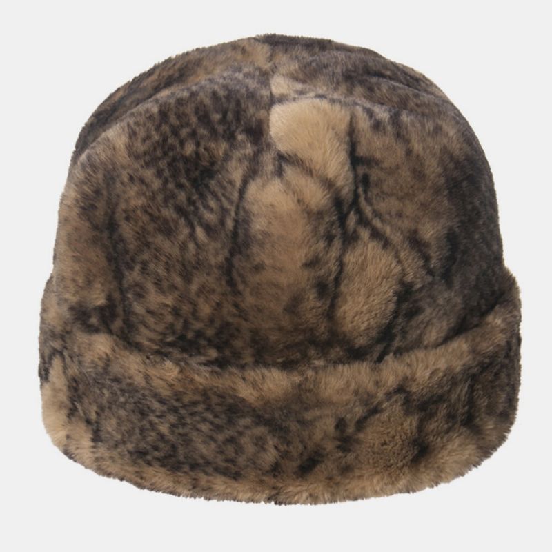 Unisex Algodón Estampado De Serpiente Moda Casual Cálido Sombrero De Esquí Gorro Sin Ala